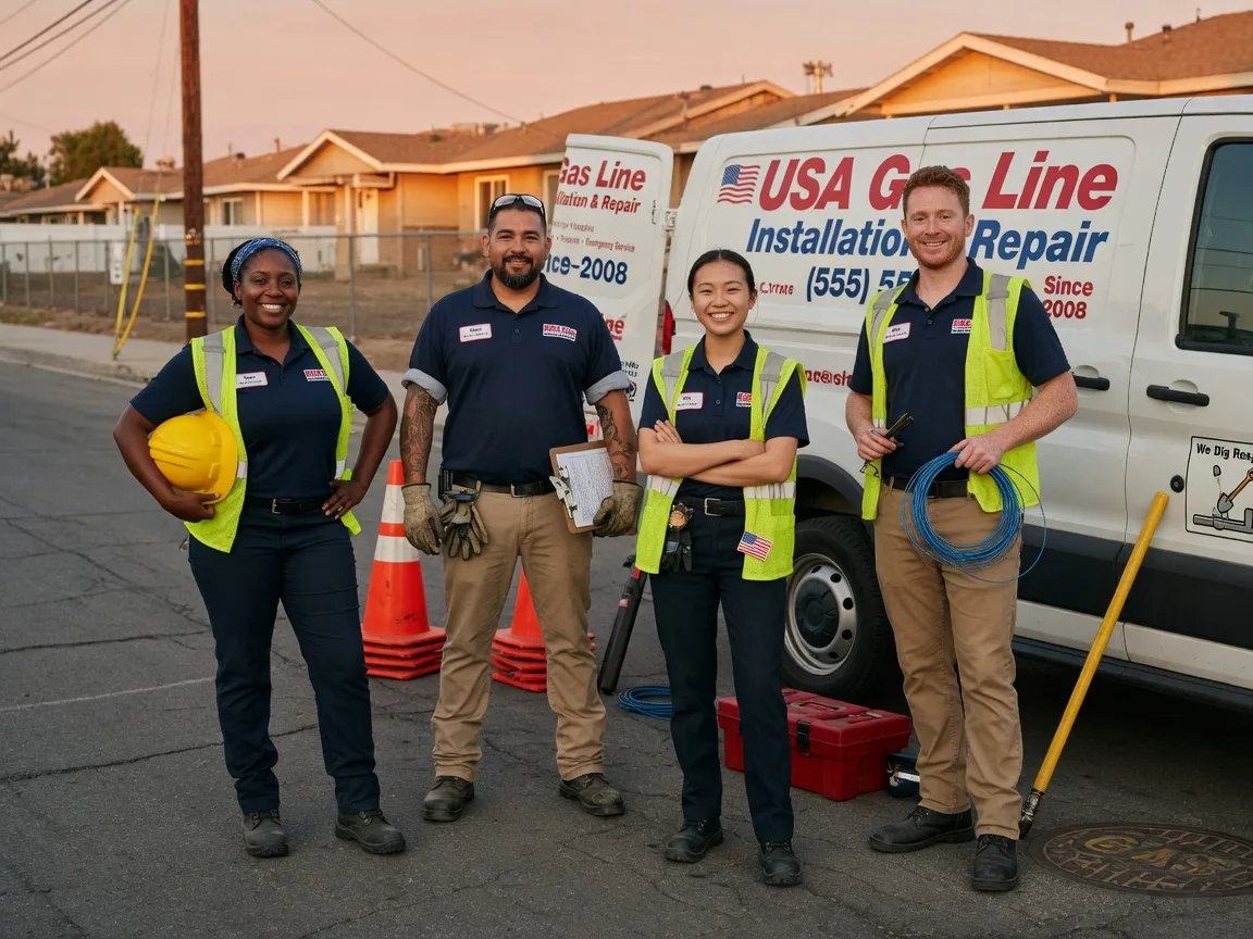 Gas Line Installation company in Thornton, TX